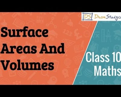 Surface Areas And Volumes – CBSE Class10th