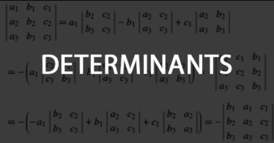 Introduction of Determinants – Class 12th & IIT JEE