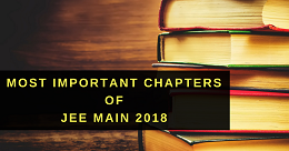 MOST IMPORTANT CHAPTERS OF JEE MAIN 2018